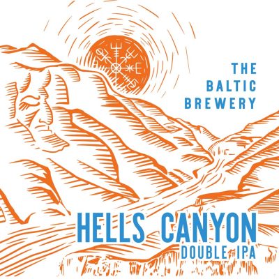 Hells Canyon - Double IPA Artwork (c) by KennyBayne77